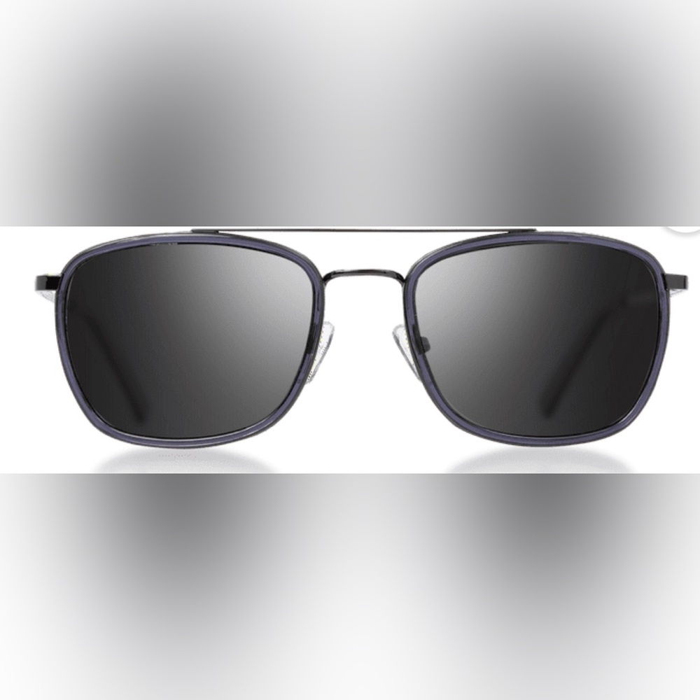 NWT Caribbean Sun Gunmetal Aviator Sunglasses Unisex